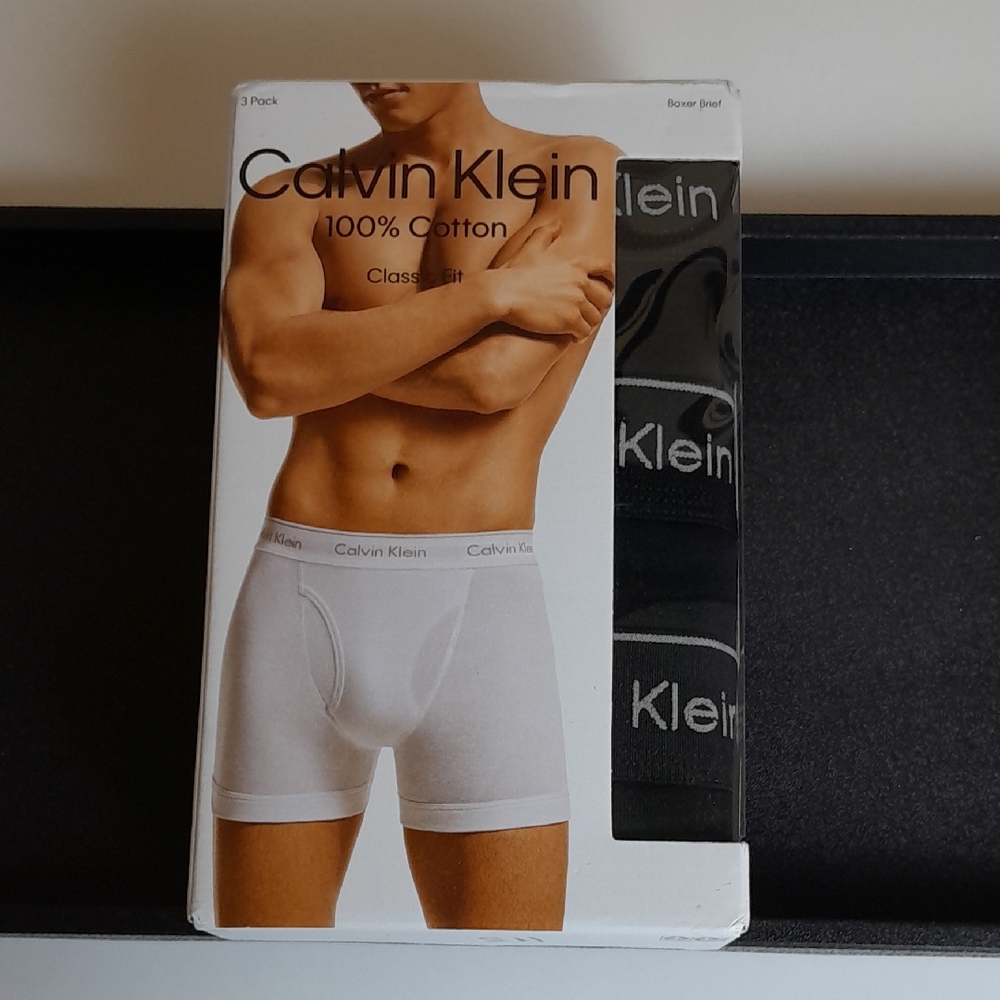 Calvin Klein Men's Boxer Briefs 3-Pack - Black